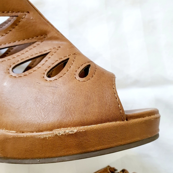 Forever Peep Top Wedge Bootie - Picture 8 of 11